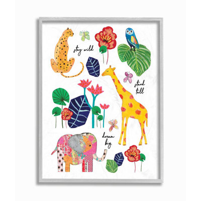 «Jungle Animal Illustration» par Jennifer McCully, reproduction d'art graphique