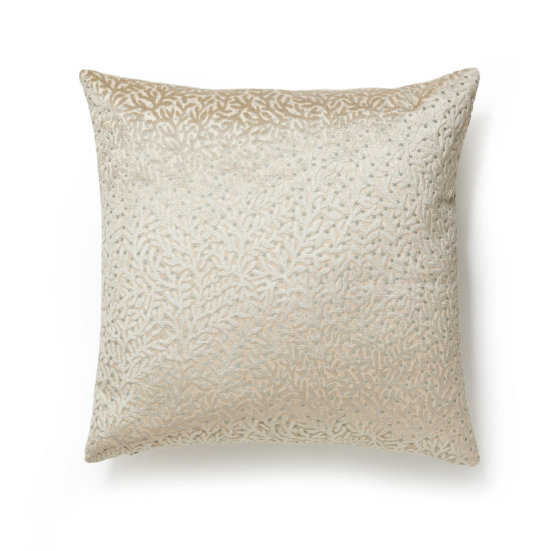 Jardin Pillow Cover & Insert, Square, Pebble Beach, 22"