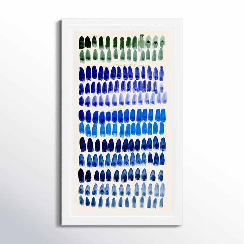 Swatch Blue Print by Susan Hable