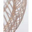Melody 1 - Light Natural Rattan/ White Dome Pendant