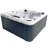 Insight 5-6 Person 34-Jet, 73-Port Acrylic Lounger Hot Tub Spa, Stainless Steel Heater with Ozonator, LED Lighting, LED Ice Bucket and Insulated Cover Included-99471661