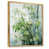 Toile avec cadre flottant or