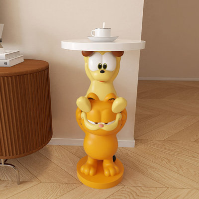 Décoration plateau en résine pour dessin de chat Garfield