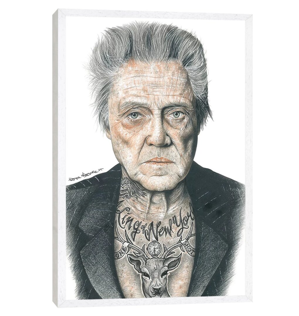 Gerahmtes Leinwandbild OG Walken von Inked Ikons