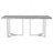 Savona Grey Faux Marble Rectangular Dining Table
