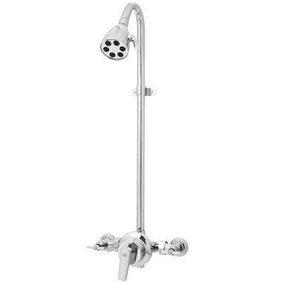 Douche d'extérieur murale à 6 jets 2,5 GPM Icon