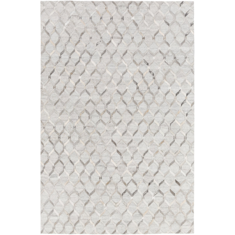 SAMPLE-Yeats Geometric Handmade Cowhide Area Rug