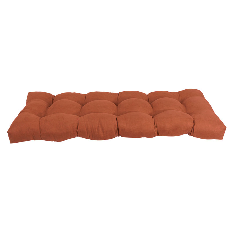 Coussin de siège en microsuède pour l'intérieur, L 55 po x P 19 po, Épice