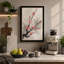 Moonlit Cherry Blossom Japandi - Wrapped Canvas-564498178-564498202