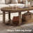 2-Tier Oval Coffee Table