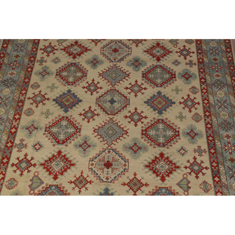 Vegetable Dye Kazak Oriental Area Rug