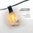100FT Outdoor String Lights LED Dimmable Patio Lights String Waterproof with 50+2 Shatterproof Bulbs-605281714