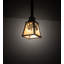 Luminaire suspendu carré à 1 lumière Maegan