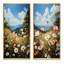 «Wildflowers Wonder Meadow», 2 pièces sur toile-2141835203-2141835214