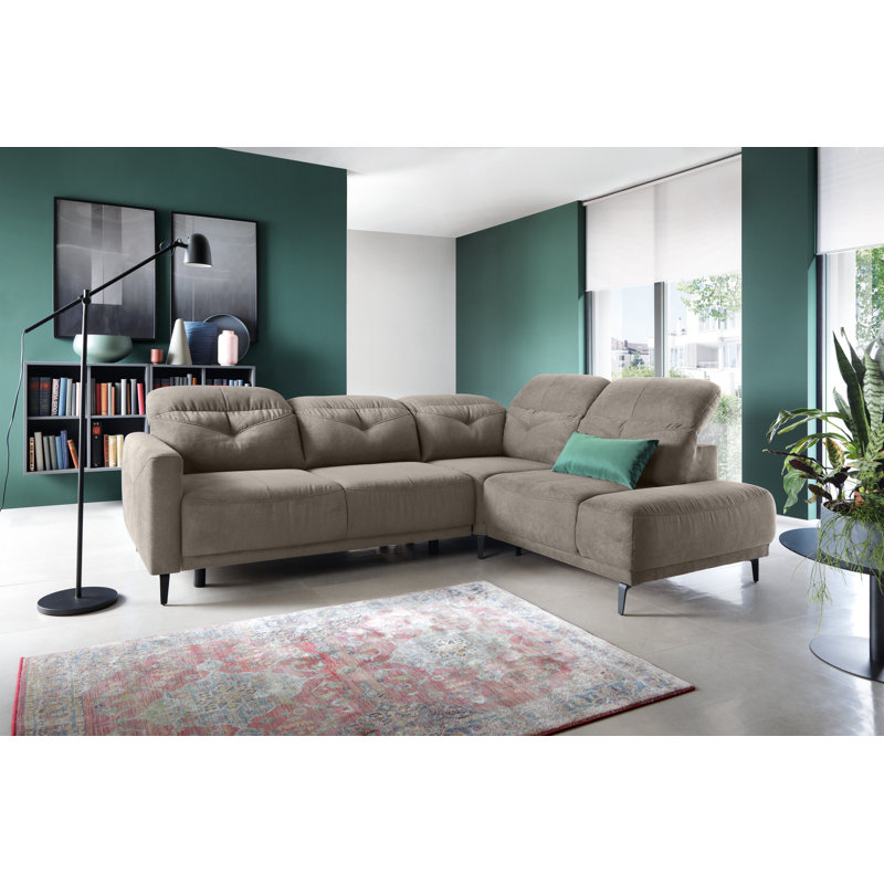 Carinne 4 Seater Corner Sofa, Right Hand Alignment, Taupe