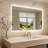 UL Certified Modern Backlit LED Rounded Rectangle Bathroom Mirror,Tempered Glass Anti-Fog 3 Color Dimmable with Memory Function-864143970