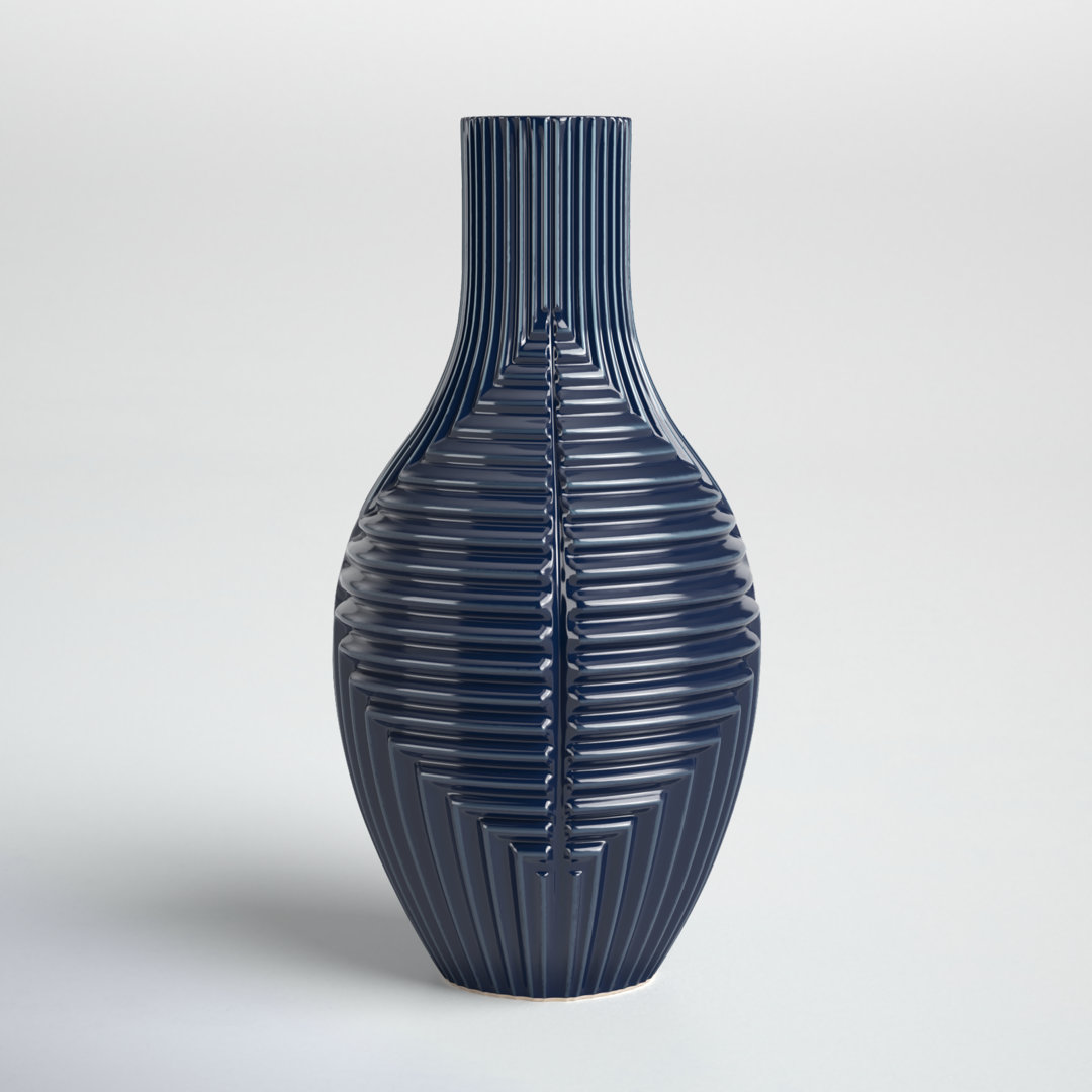 Amrita Tribal Modern Ceramic Vase Birch Lane™