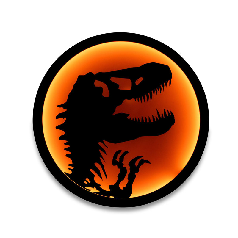 Enseigne lumineuse de personnages licenciés 12 po Jurassic Park T-Rex