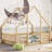 House-Shaped Floor Bed with Fence, Guardrails-834386818-834386831