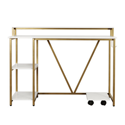Bureau d'écriture de style industriel