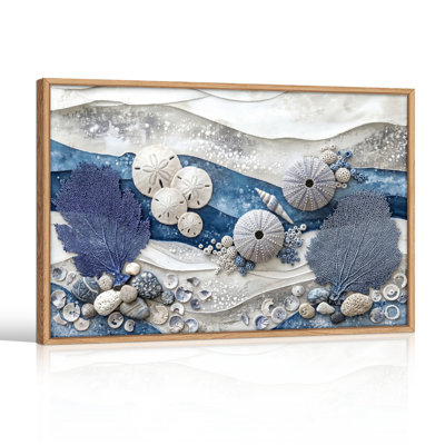 «Ocean Waves», reproduction d'art sur toile, ensemble de 1