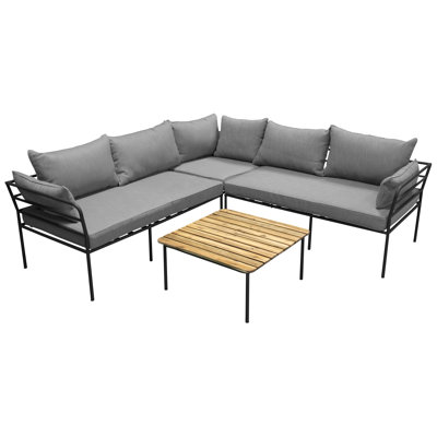 Yashvi 5 Seater Corner Sofa Set