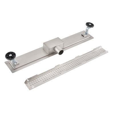 Linear Shower Mallon Stainless Steel Bathroom Wetroom Channel Waste Trap 50-90Cm