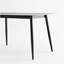 Grande table de salle à manger moderne en pierre avec base métallique solide-556214987