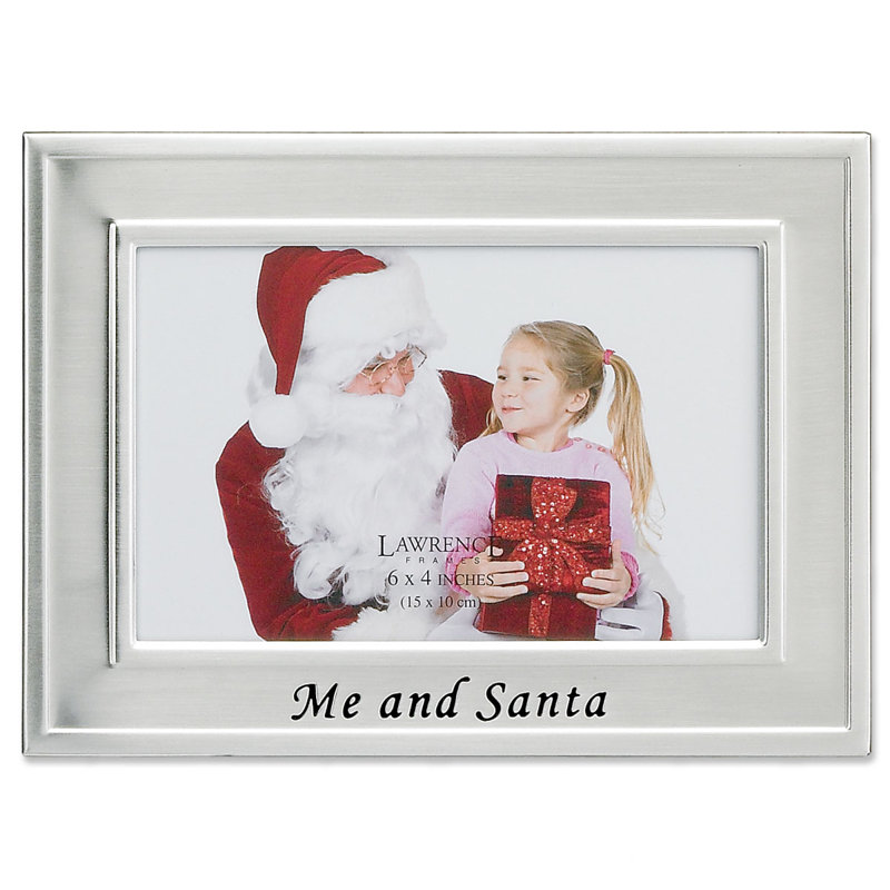Cadre photo me et père noël