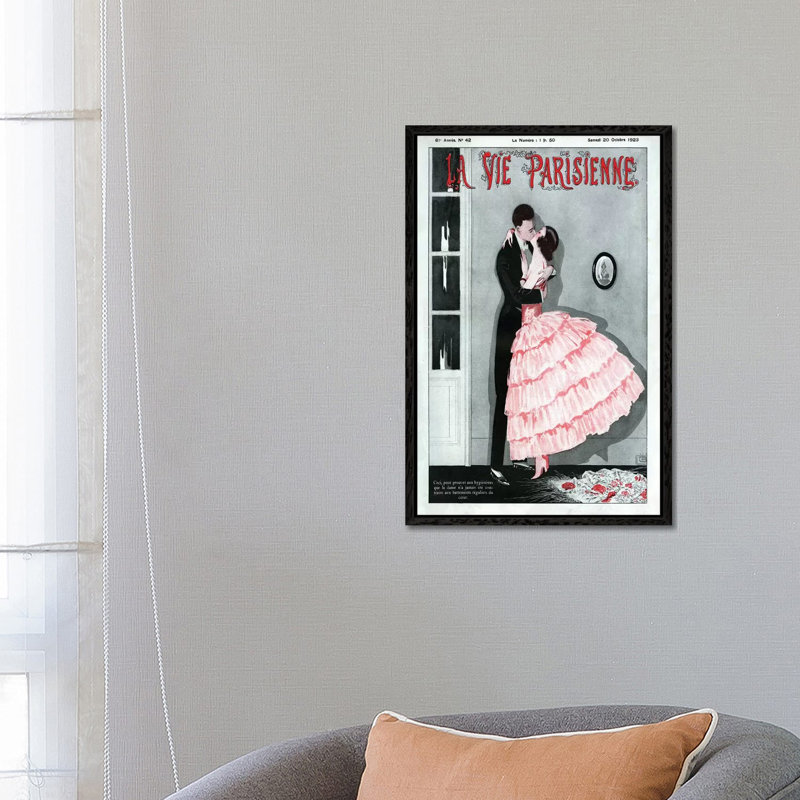 1923 La Vie Parisienne Magazine Cover by The Advertising Archives - Gallery-Wrapped Canvas Giclée on Canvas, Black Framed