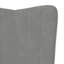 Fauteuil de détente Vidaxl gris clair