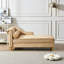 Chaise longue moderne avec revêtement en velours-632869289