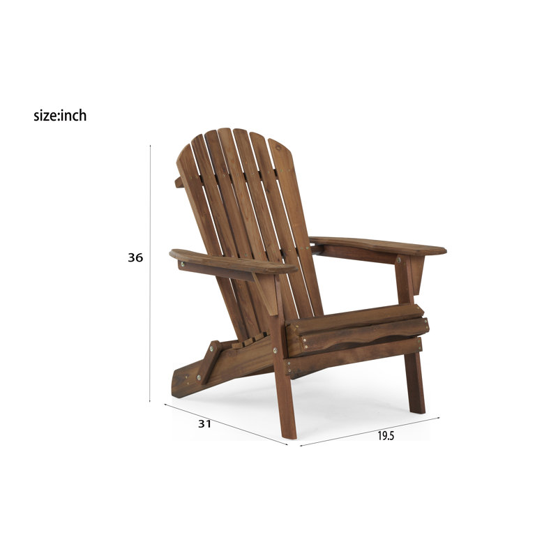 Alonah Outdoor Adirondack Set
