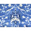 Tapis bleu nouvel âge en laine 11 pi 8 po x 14 pi 4 po Zhuo