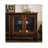 Solid wood retro style TV stand