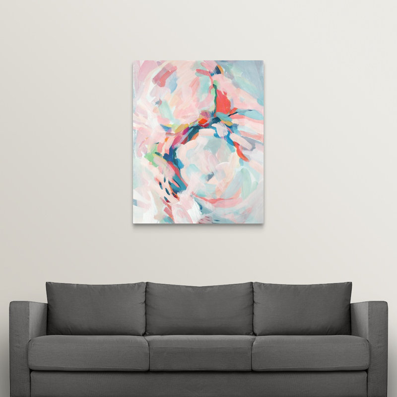 « coton bonbon ii »-reproduction d’art, Toile tendue, H 45 po x l 36 po x P 1,25 po