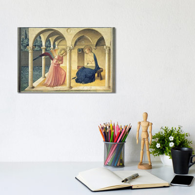 The Annunciation, Convent of San Marco in Florence, c.1438-45 (Museo di San Marco)- Gallery-Wrapped Canvas Giclée