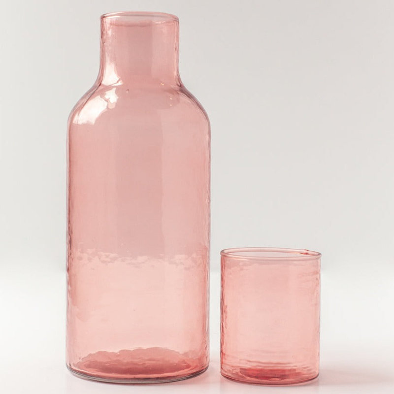 Ensemble de carafe, Rose