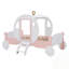 Lit simple Princess avec couronne et escalier-29745770