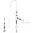 Elkay Avado Single Handle Gooseneck Filtered Beverage Faucet Lustrous Steel-72457854