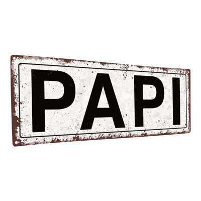 " Papi Metal Sign "