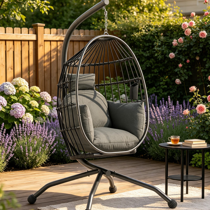 Outdoor Bench, Dark Grey