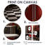 Rouge moderne, charme de salle de bain IV - Art mural traditionnel-114717422-114717421-114717423