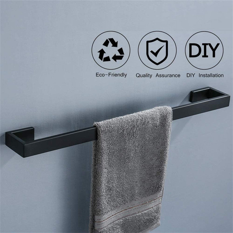 Bathroom Hardware Set, Black