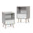 Deric End Table set with Storage