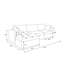 Canapé modulaire en forme de L 110 po, 4 pièces, sans assemblage-130088274-132712217