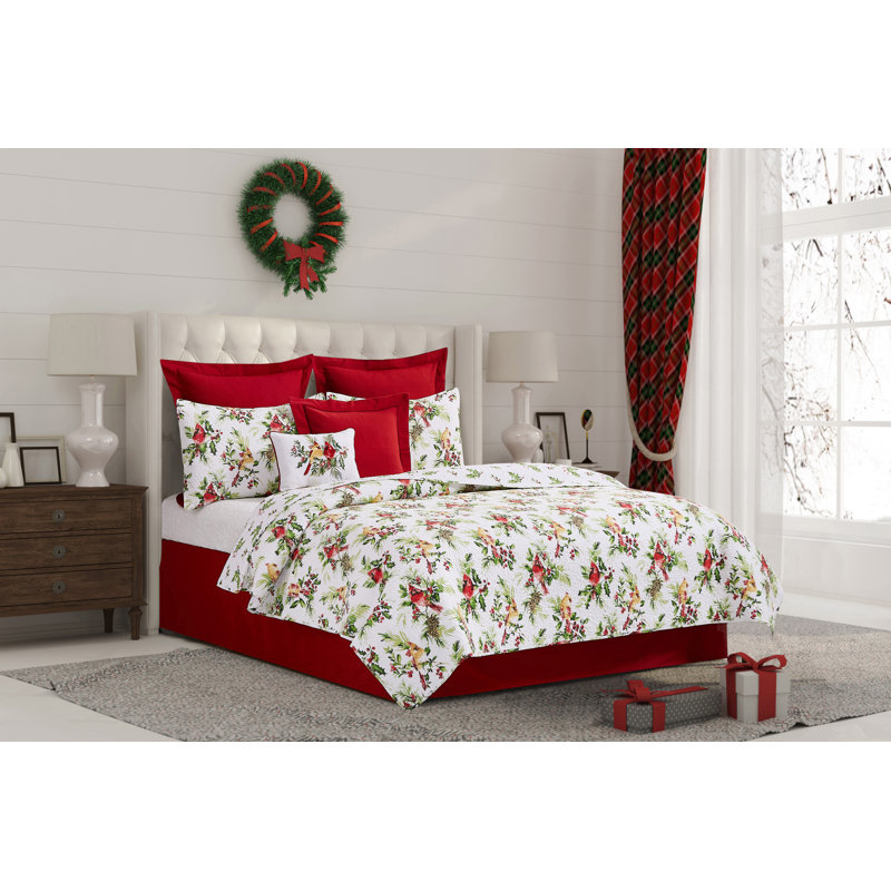 Ensemble de courtepointe Ruby Cardinal Queen