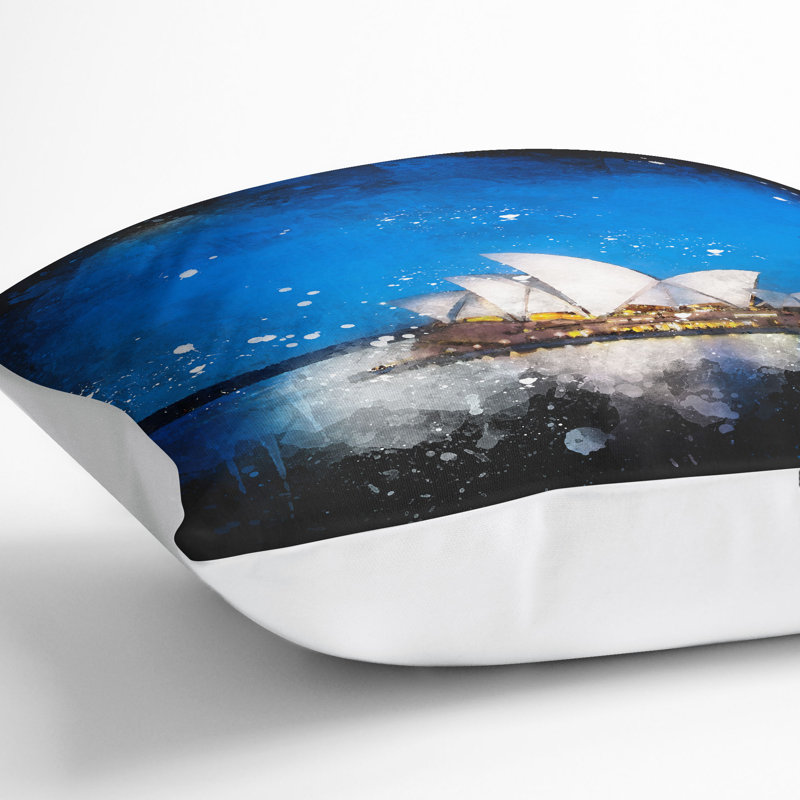 Square Cushion, White, 40cm H x 40cm W x 15cm D
