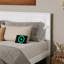 Lit en bois massif avec tête et pied de lit à panneau haut, lumières DEL intégrées, station de charge USB, cadre de lit renforcé-1385657732-1385657730