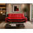 Similicuir noir / rouge
